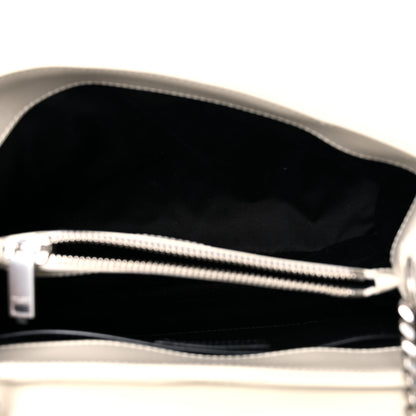 Saint Laurent Calfskin Y Quilted Monogram Small Loulou Chain Satchel Blanc Vintage 5 of 10