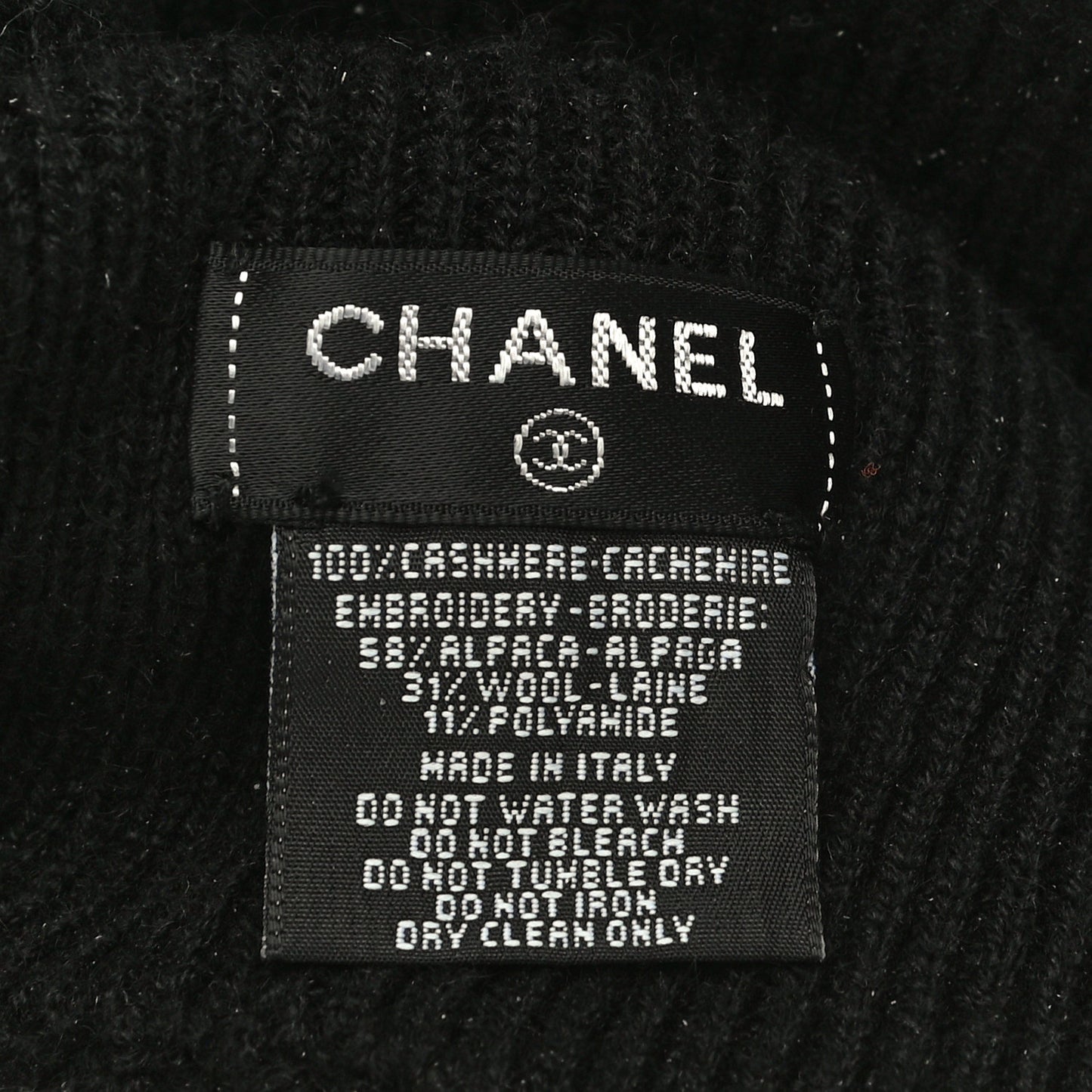 Cashmere CC Headband Black