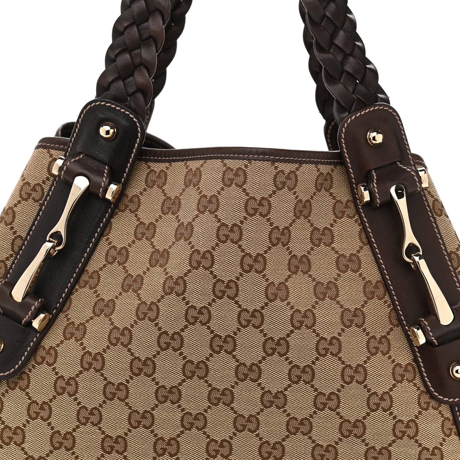 Gucci Monogram Medium Pelham Shoulder Bag Dark Brown 7 of 11