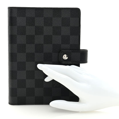 Louis Vuitton Damier Graphite Medium Ring Agenda Cover 2 of 6
