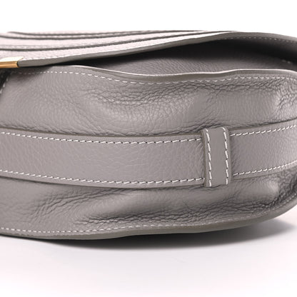 Chloe Calfskin Medium Marcie Round Crossbody Bag Cashmere Grey 11 of 12