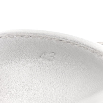 Hermes Calfskin Mens Get Sneakers 43 White 9 of 11