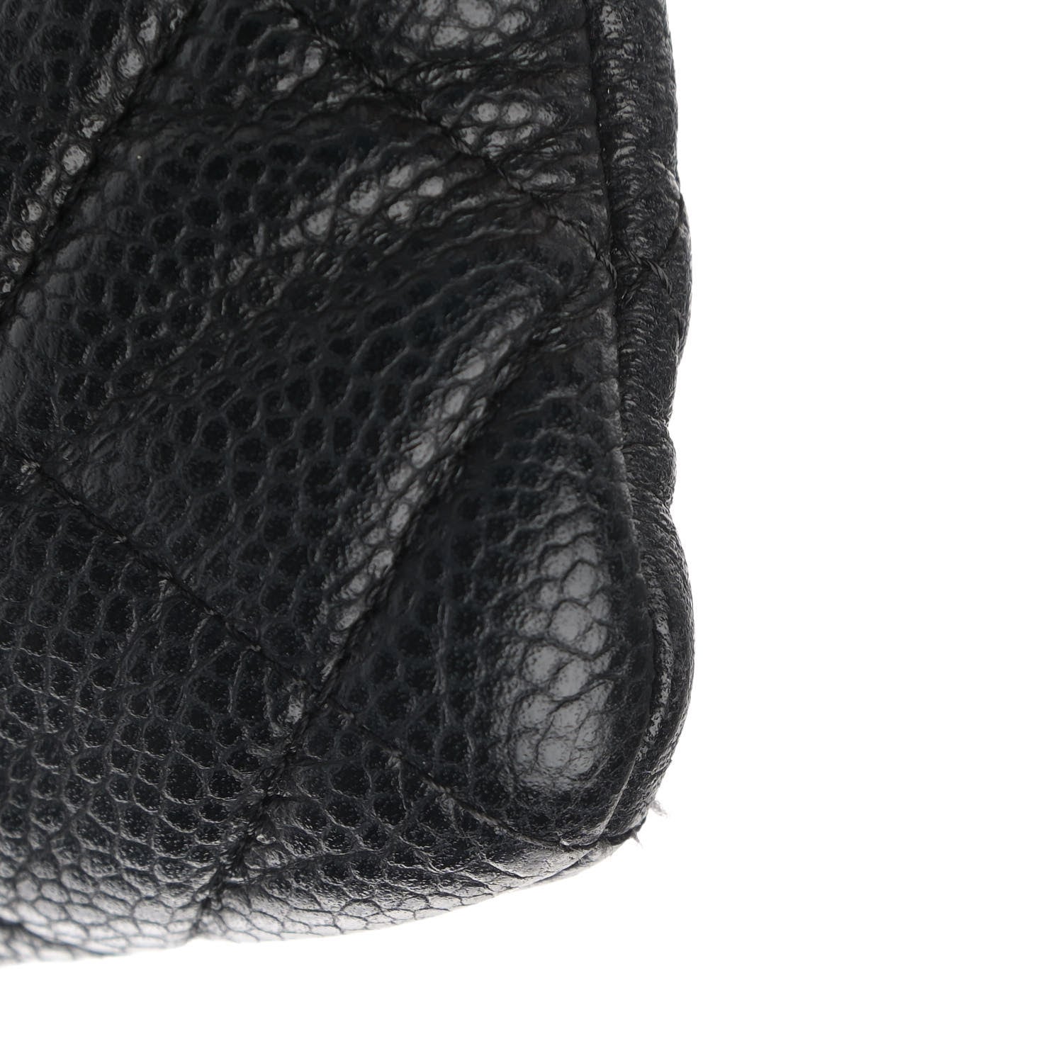 Chanel Caviar Quilted Large Cosmetic Case Black 11 of 13