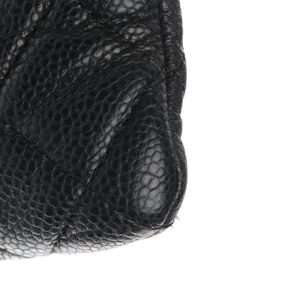 Chanel Caviar Quilted Large Cosmetic Case Black 11 of 13