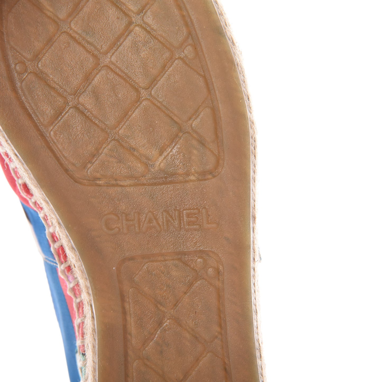Crepe Patent CC Espadrilles 36 Multicolor Black