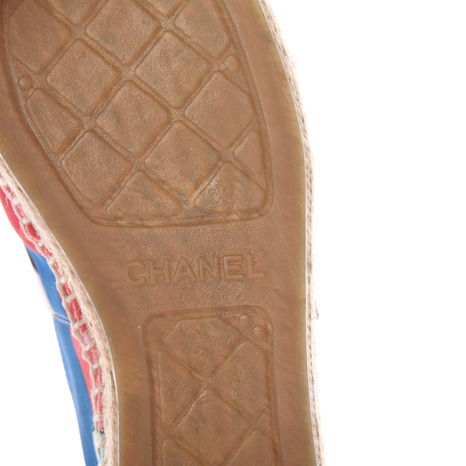 Chanel Crepe Patent CC Espadrilles 36 Multicolor Black 7 of 11