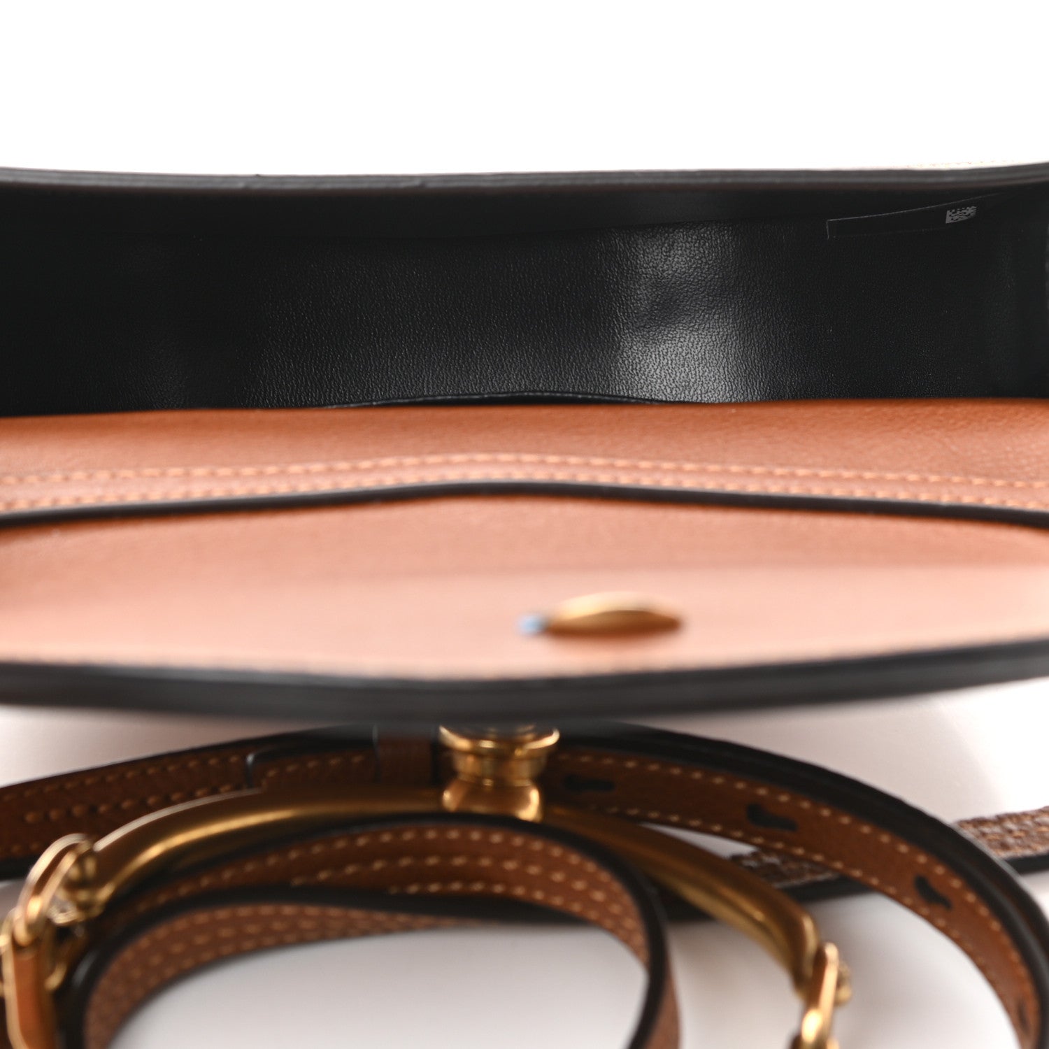 Chloe Calfskin Small Nile Bracelet Minaudiere Bag Caramel 5 of 8