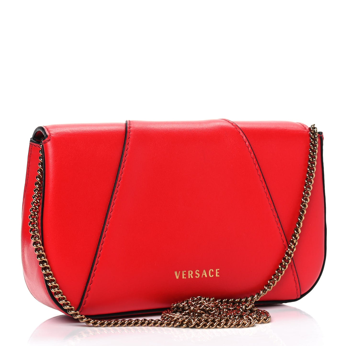 Vitello Virtus Mini Chain Bag Eros Flame Red