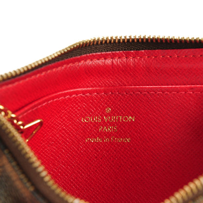 Louis Vuitton Damier Ebene Complice Trunks and Bags Key Pouch Red 6 of 7