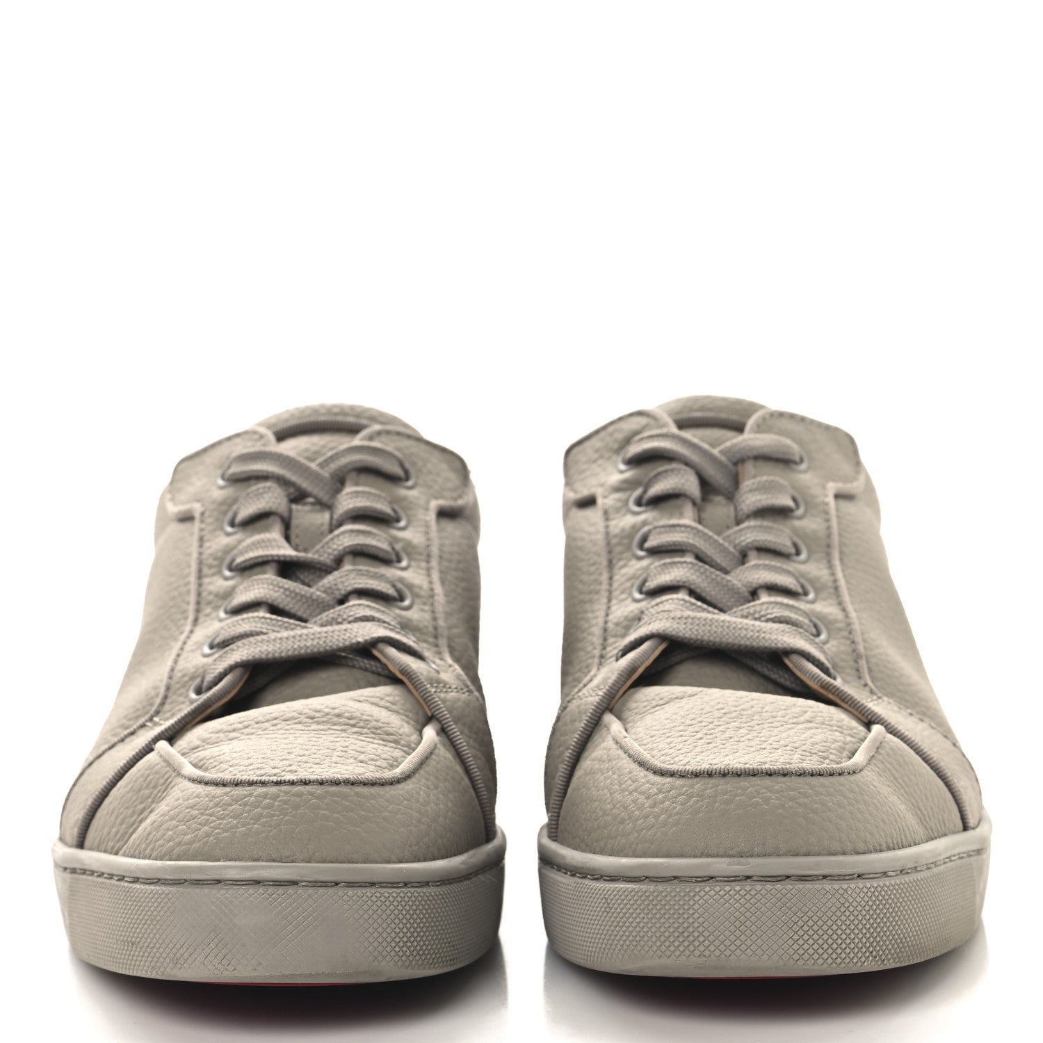 Christian Louboutin Grained Calfskin Rantulow Orlato Flat Sneakers 43 Goose 3 of 12