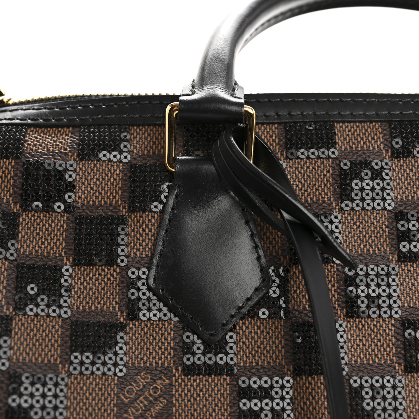 Damier Paillettes Speedy 30 Black