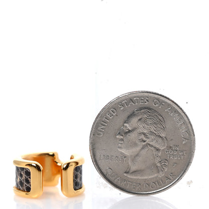 Hermes Lizard Olympe Ear Cuff PM Ombre 2 of 5