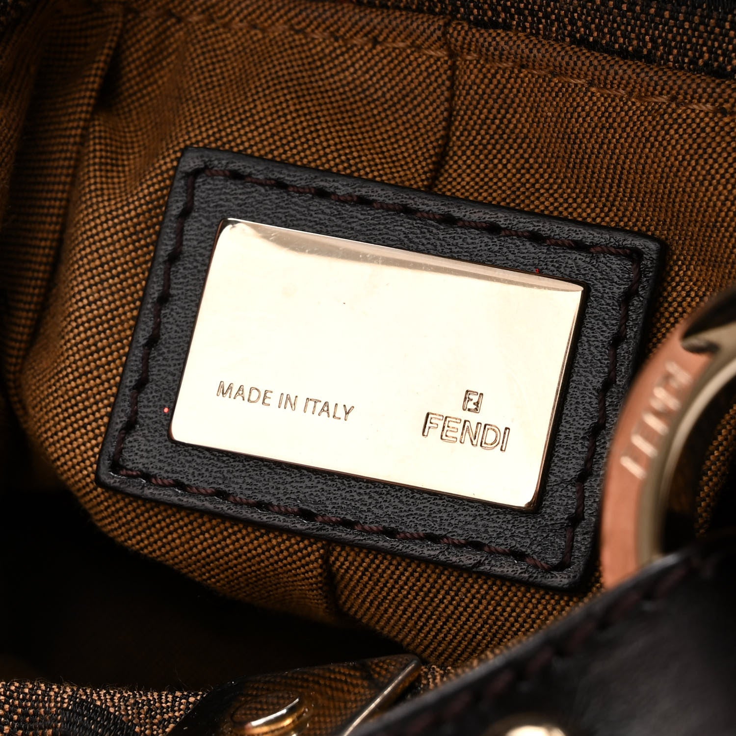 Fendi Zucca Mini Chef Hobo Tobacco 6 of 10