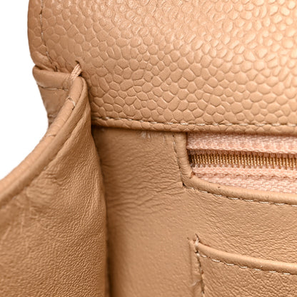 Chanel Caviar Quilted Jumbo Single Flap Beige Clair 14 of 15