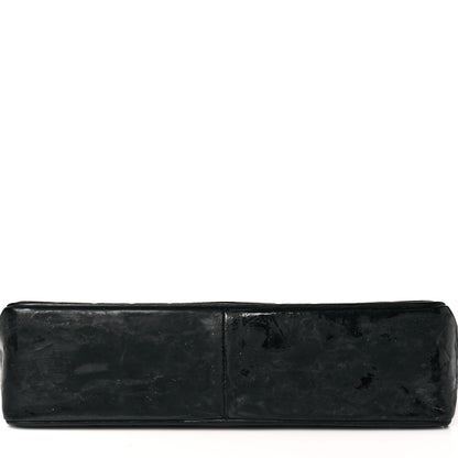 Chanel Patent Vertical Quilted Jumbo Single Flap Black 17 of 17