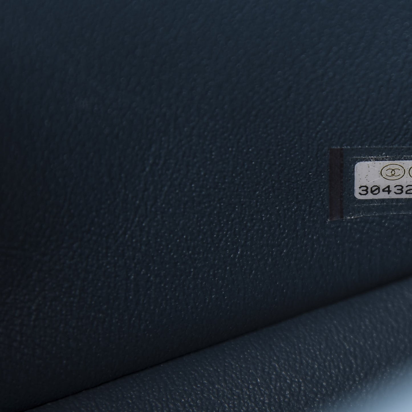 Lambskin Quilted Mini Rectangular Flap Dark Blue