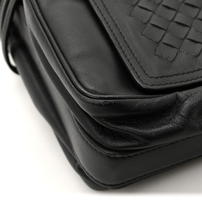 Bottega Veneta Nappa Intrecciato Small Double Pocket Flap Black 8 of 12