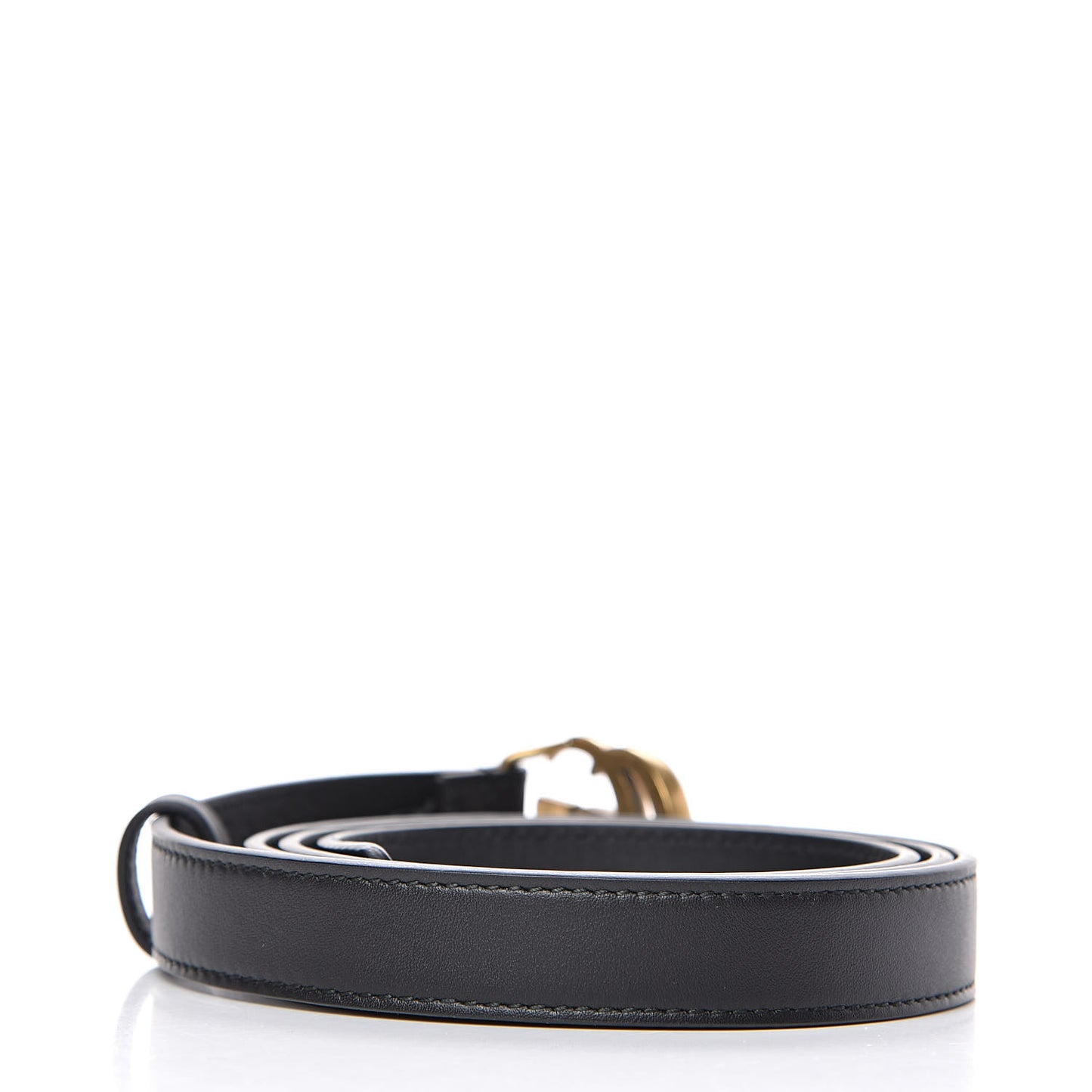 Calfskin Double G 20mm Belt 95 38 Black