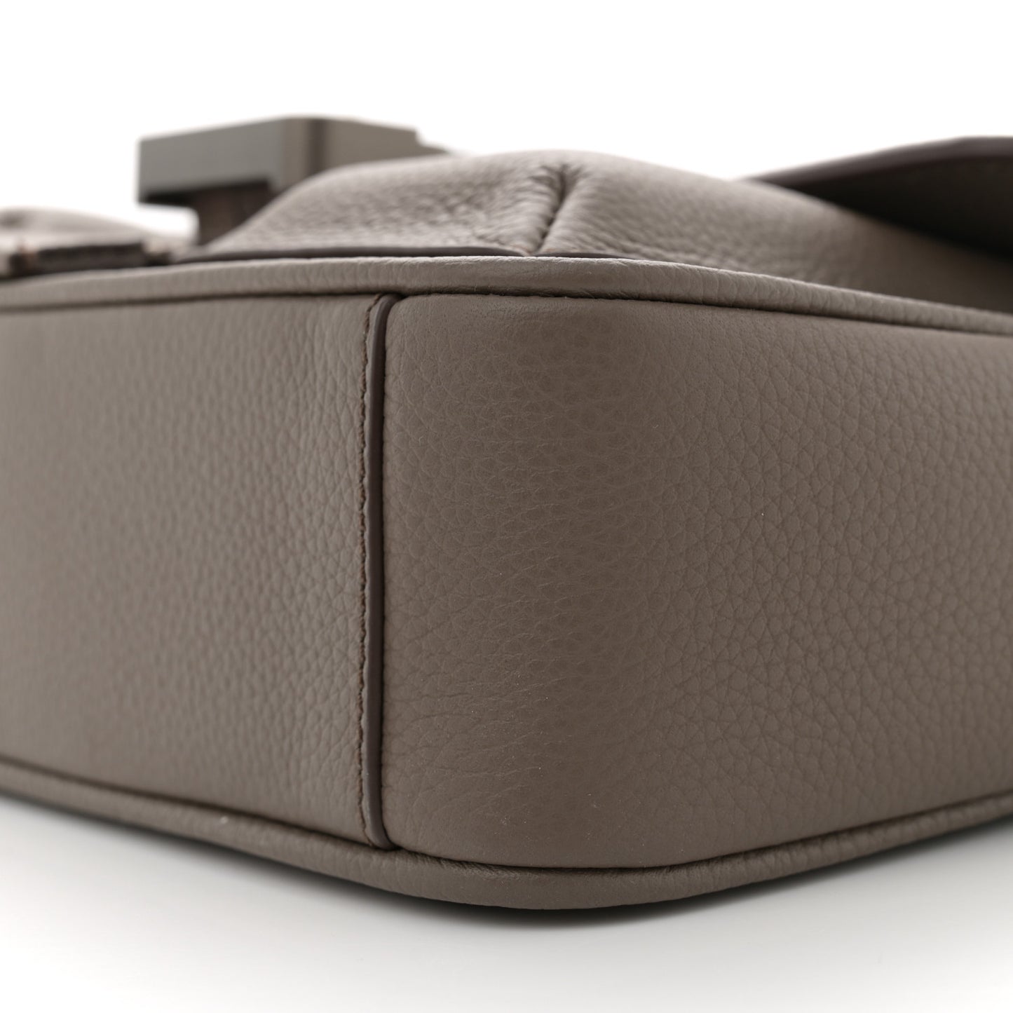 Grained Calfskin Hit The Road Bag Dark Green