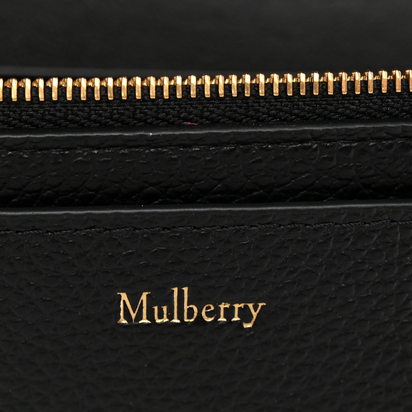 Small Classic Grain Calfskin Darley Clutch Clay