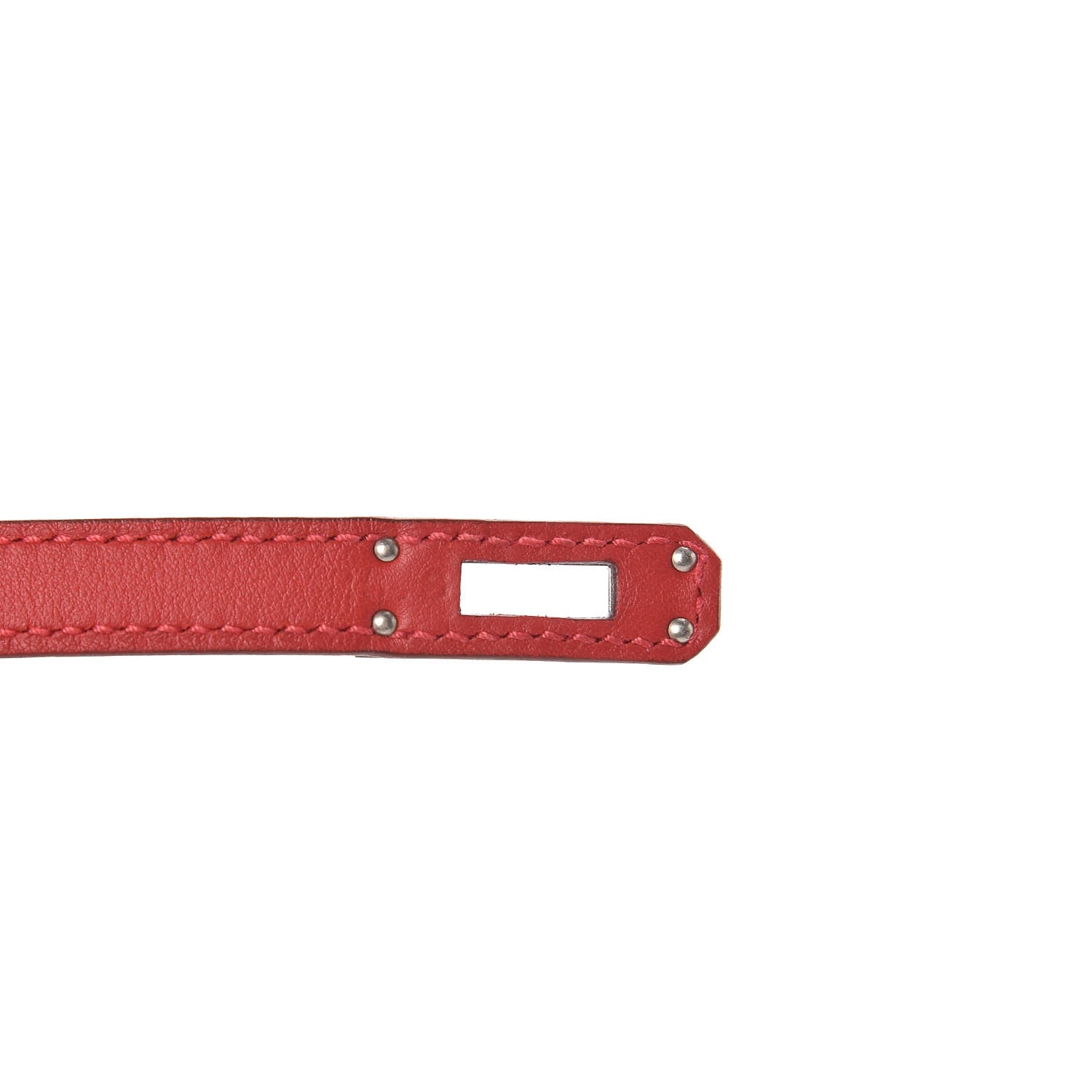 Hermes Swift Kelly Pochette Clutch Vermillion 9 of 11