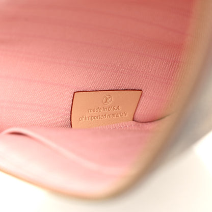 Louis Vuitton Damier Azur Neverfull MM GM Pochette Rose Ballerine 7 of 7