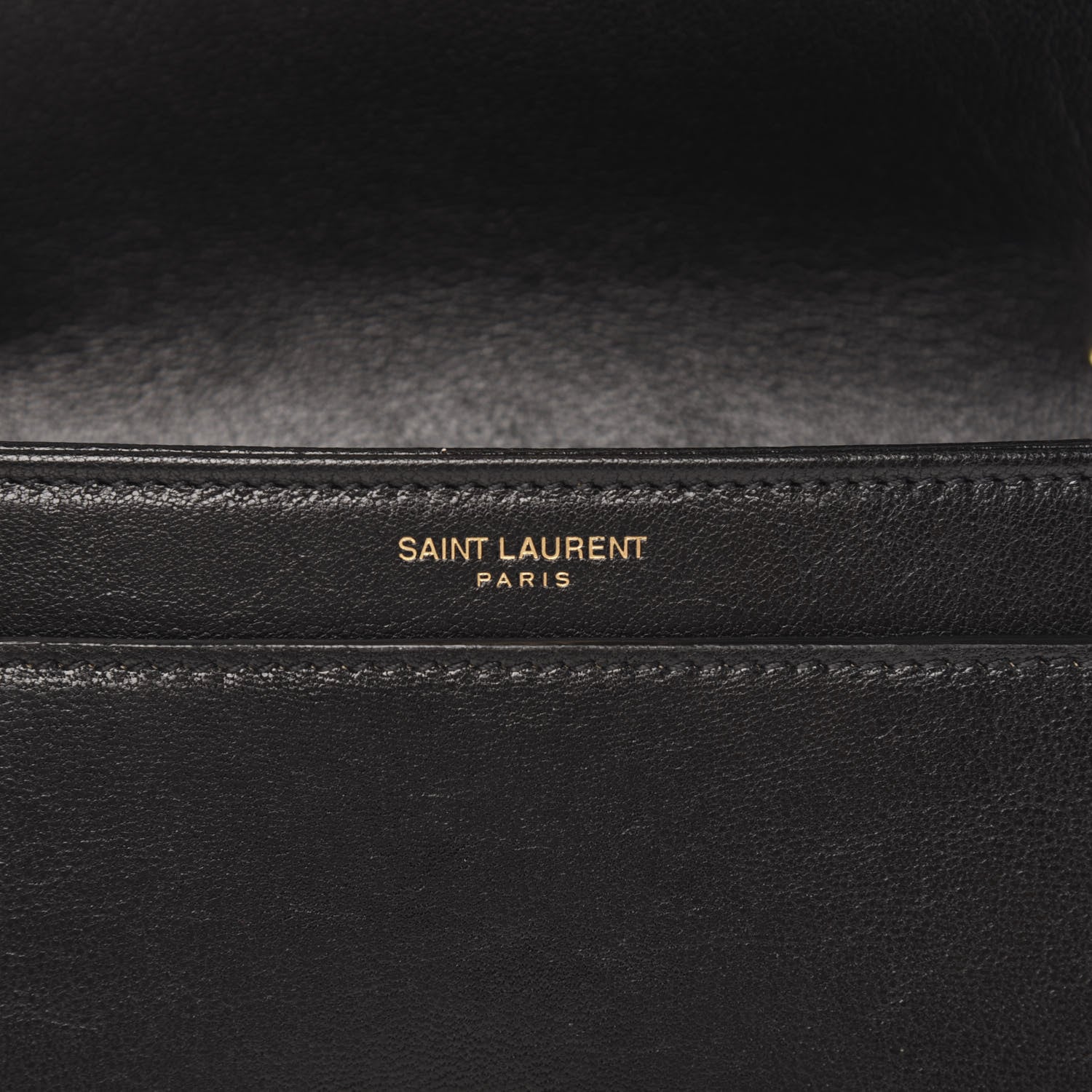 Saint Laurent Lambskin Matelasse Amalia Chain Shoulder Bag Black 7 of 9