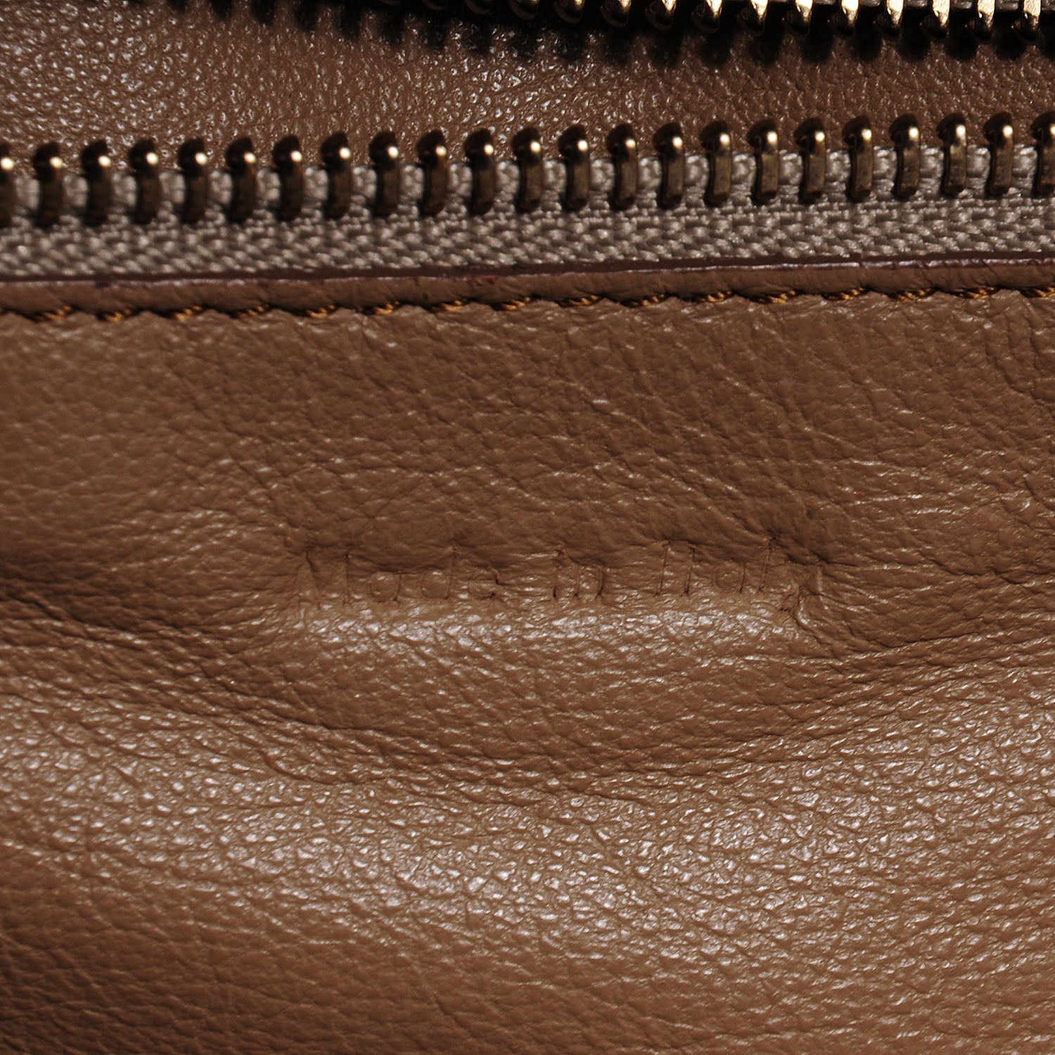 Celine Smooth Calfskin Mini Luggage Camel 12 of 14