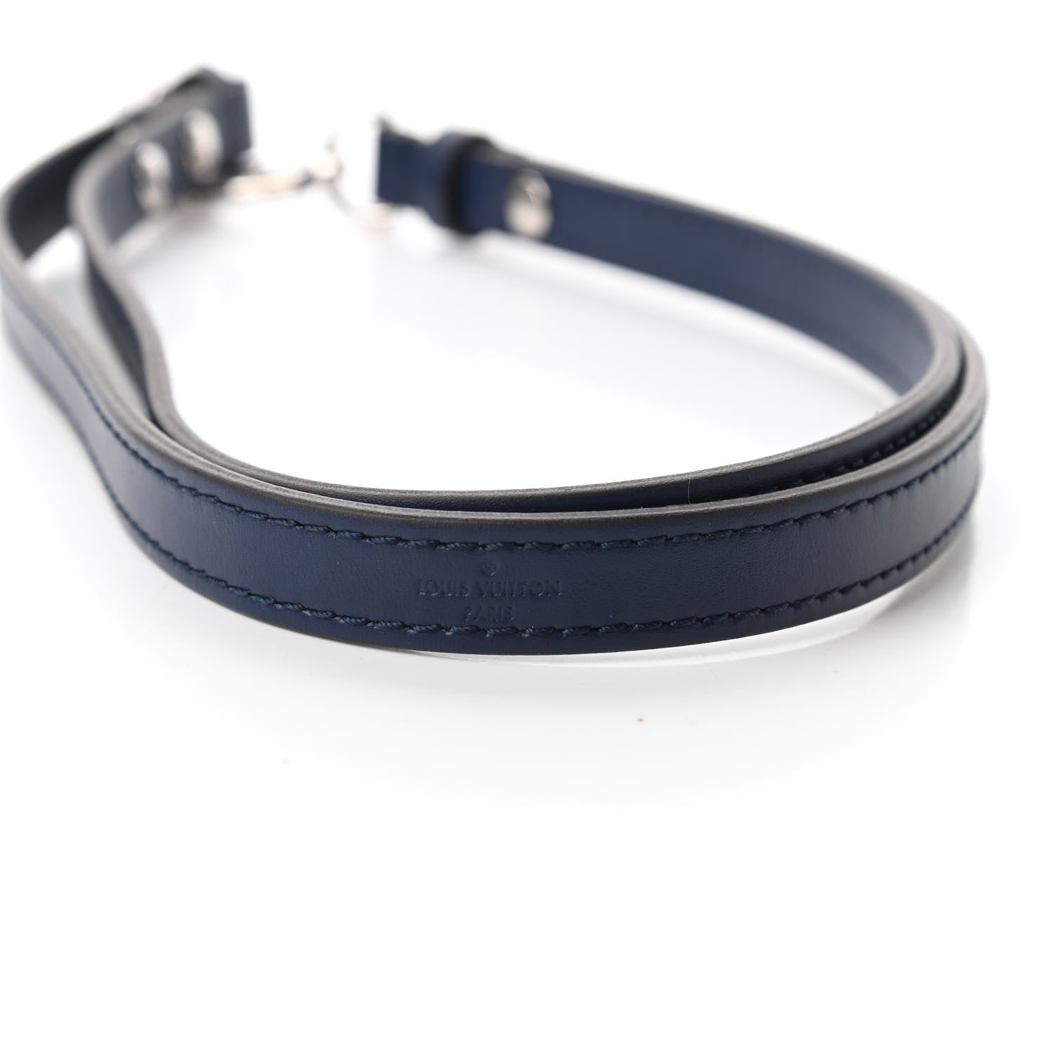 Louis Vuitton Calfskin Neo Noe Shoulder Strap Blue 4 of 4