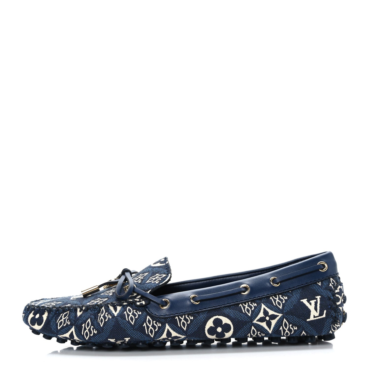Louis Vuitton Jacquard Since 1854 Gloria Loafers 39 Blue 1 of 7