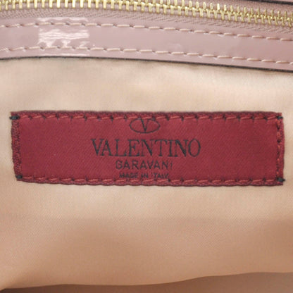 Valentino Garavani Patent Lacca Large Nuage Bow Hobo Blush 7 of 8