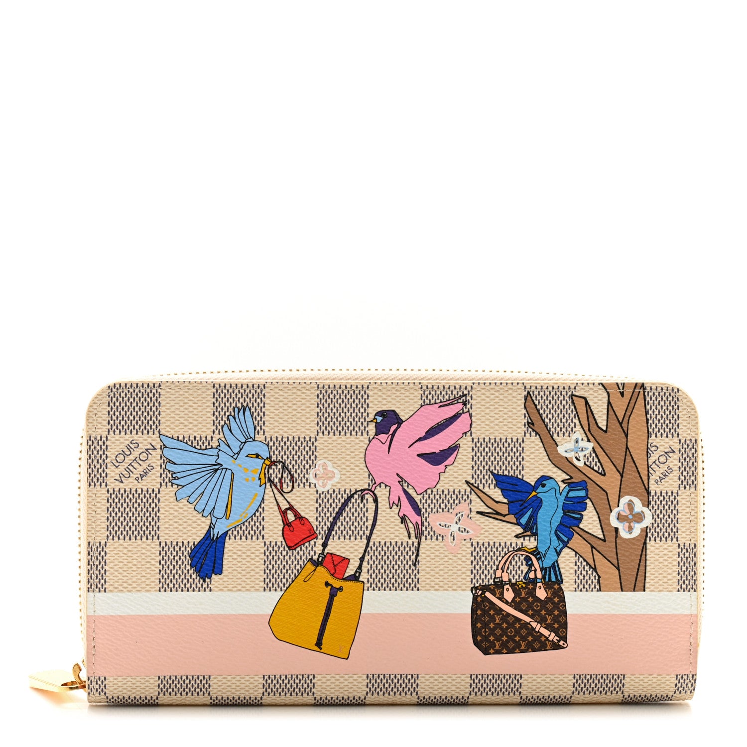 Louis Vuitton Damier Azur 2018 Christmas Animation Zippy Wallet 1 of 11