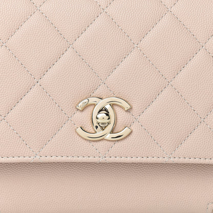 Chanel Caviar Quilted Medium Business Affinity Flap Light Beige 8 of 14