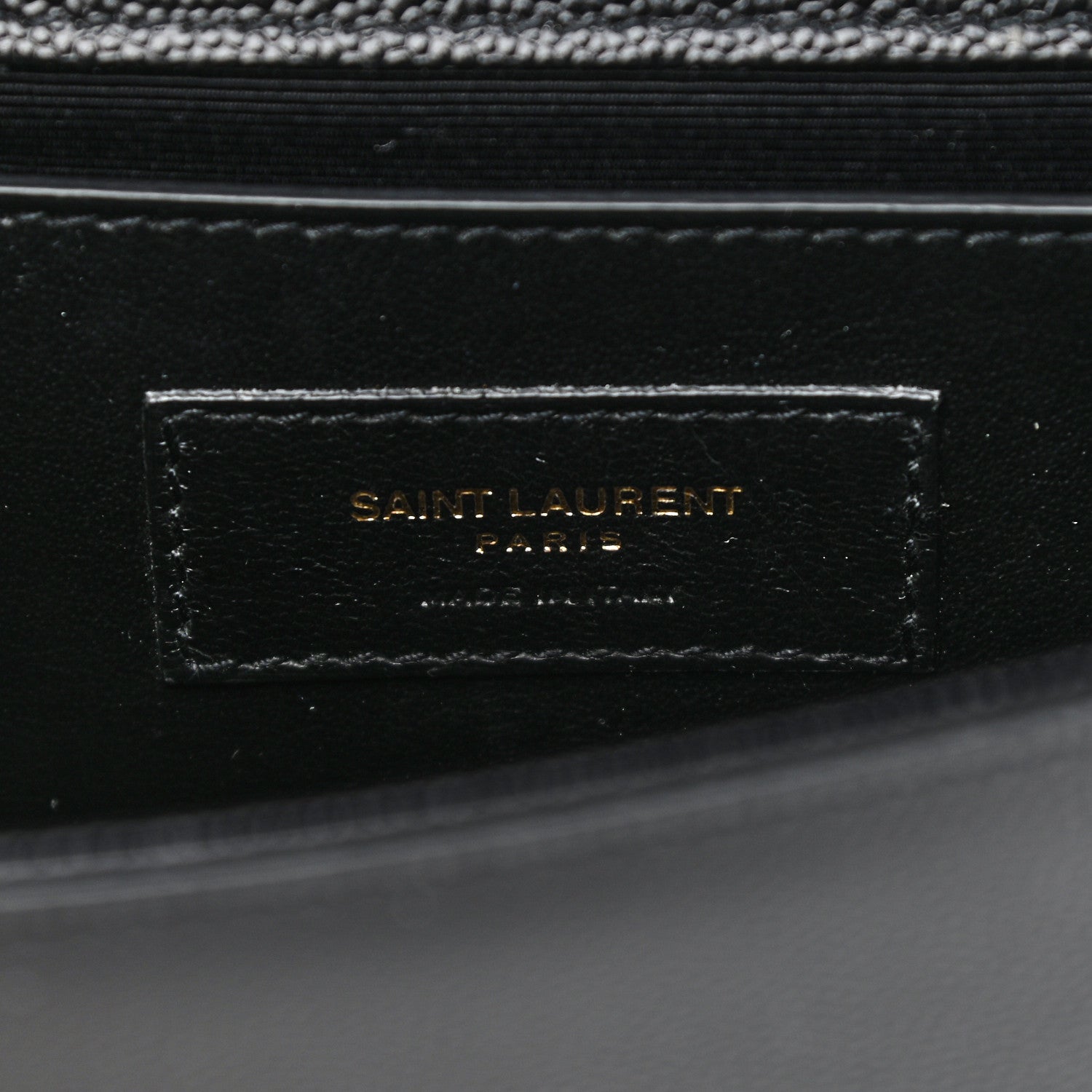 Saint Laurent Grain De Poudre Small Monogram Kate Satchel Black 6 of 11