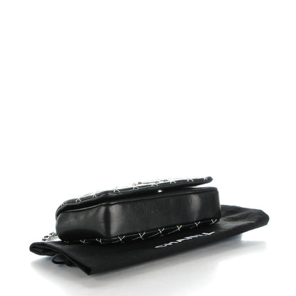 Chanel Lambskin Studded Mini Metal Beauty Flap Black 4 of 7