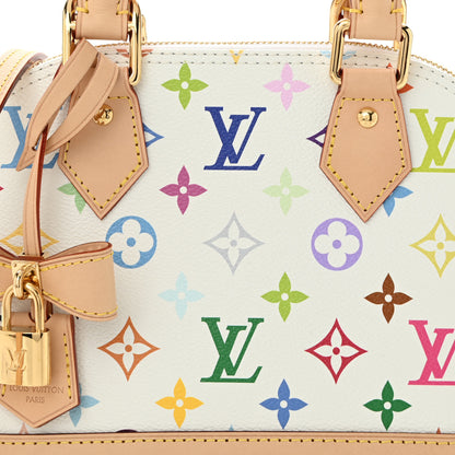 Louis Vuitton LV x TM Monogram Multicolor Alma BB White 7 of 10