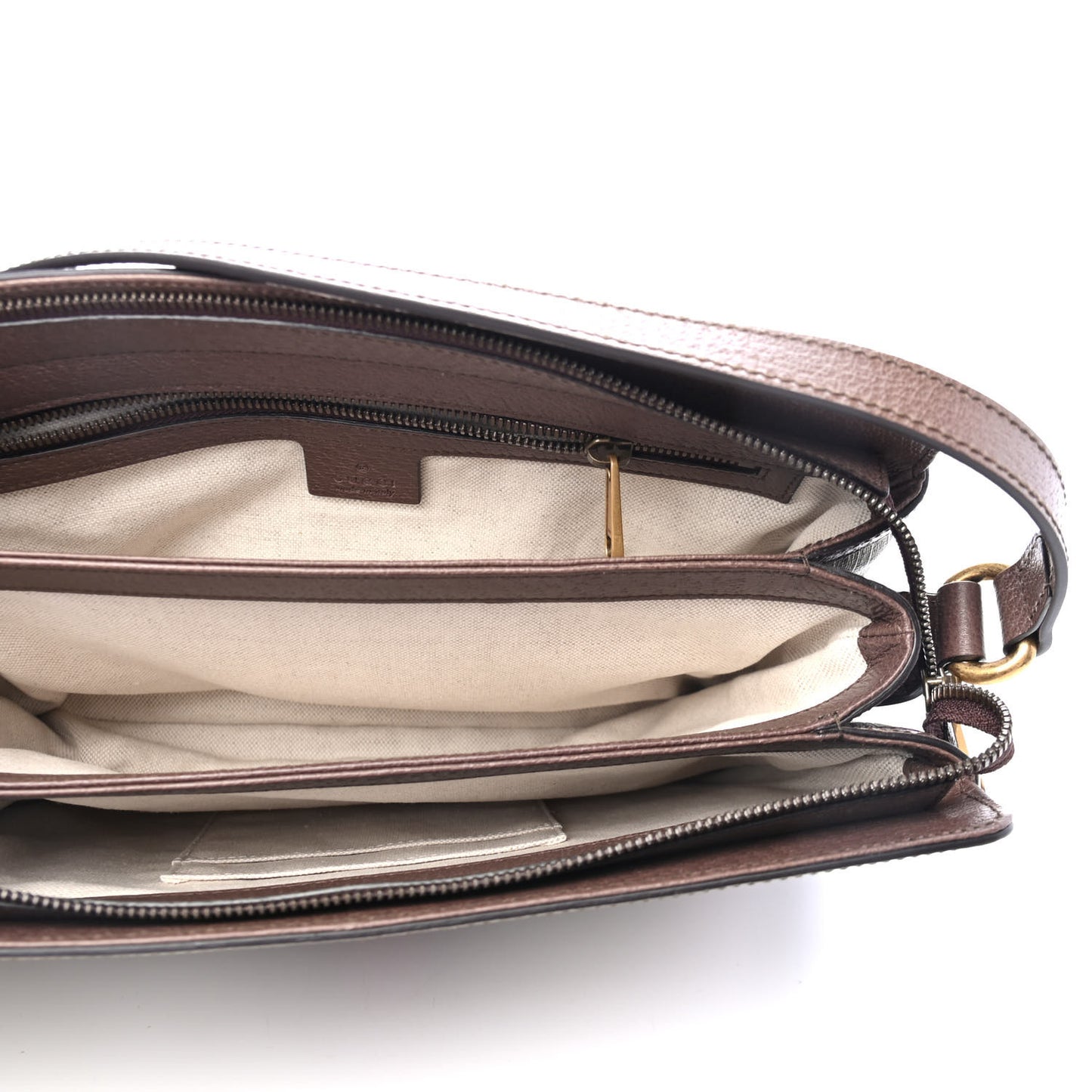 GG Supreme Monogram Web Medium Ophidia Shoulder Bag Beige New Acero