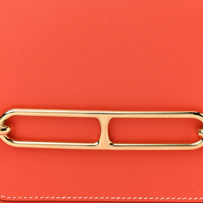 Hermes Evercolor Sac Roulis 23 Orange Poppy 8 of 10