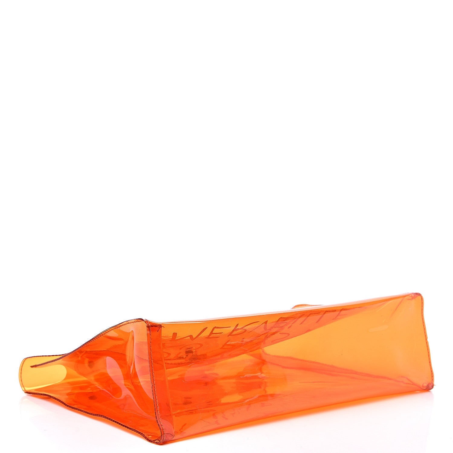 Hermes Vinyl Souvenir De L'Exposition Kelly Orange 3 of 8