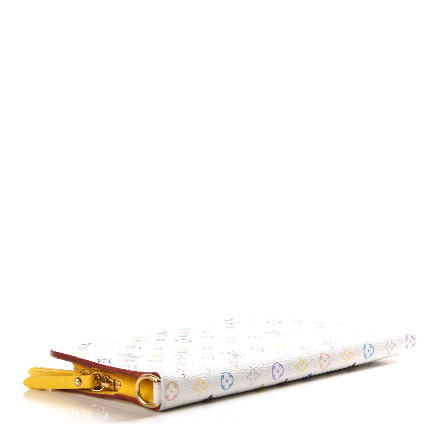 Louis Vuitton Monogram Multicolor Insolite Wallet White Citron 3 of 10