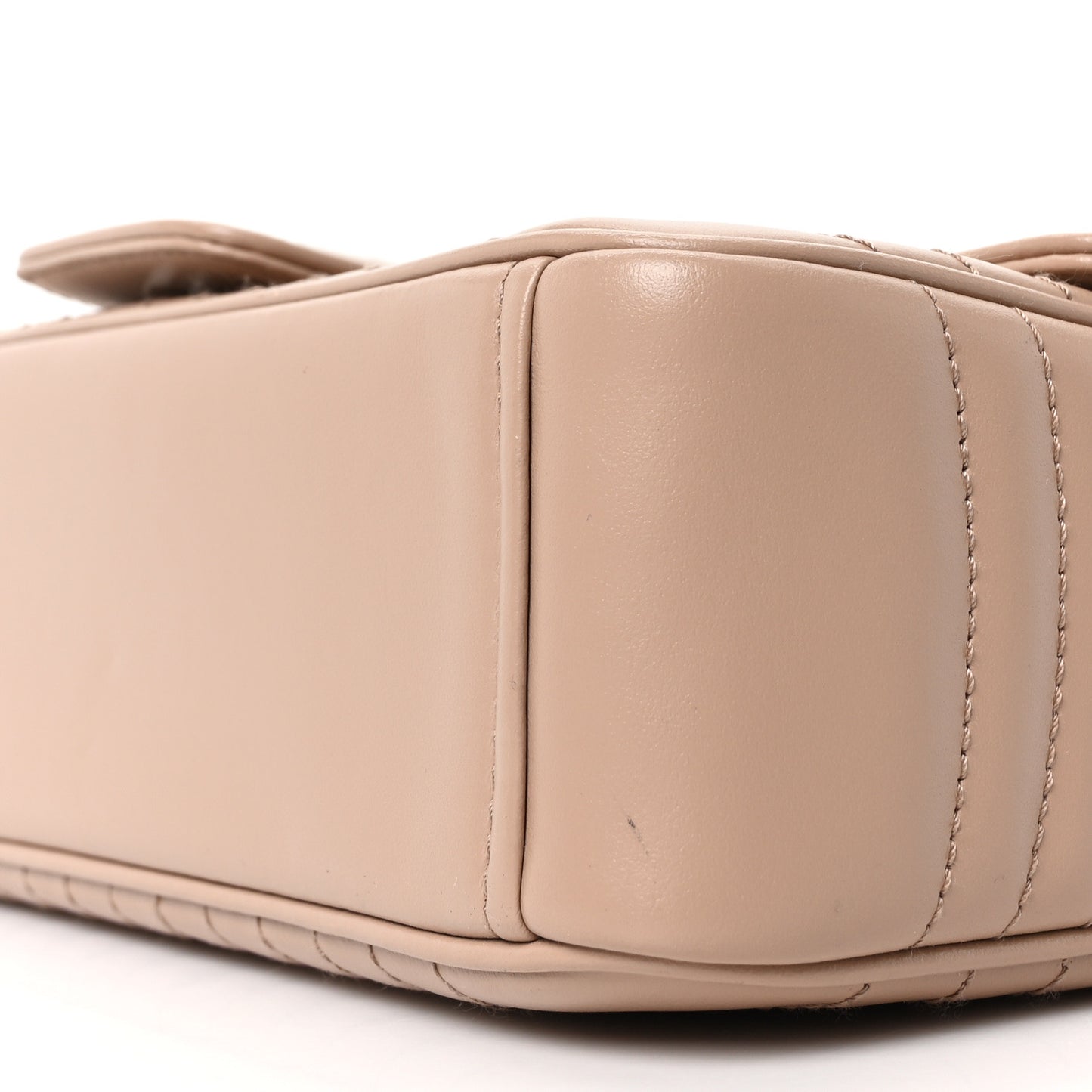 Soft Calfskin Impunture Diagramme Large Chain Flap Shoulder Bag Cipria