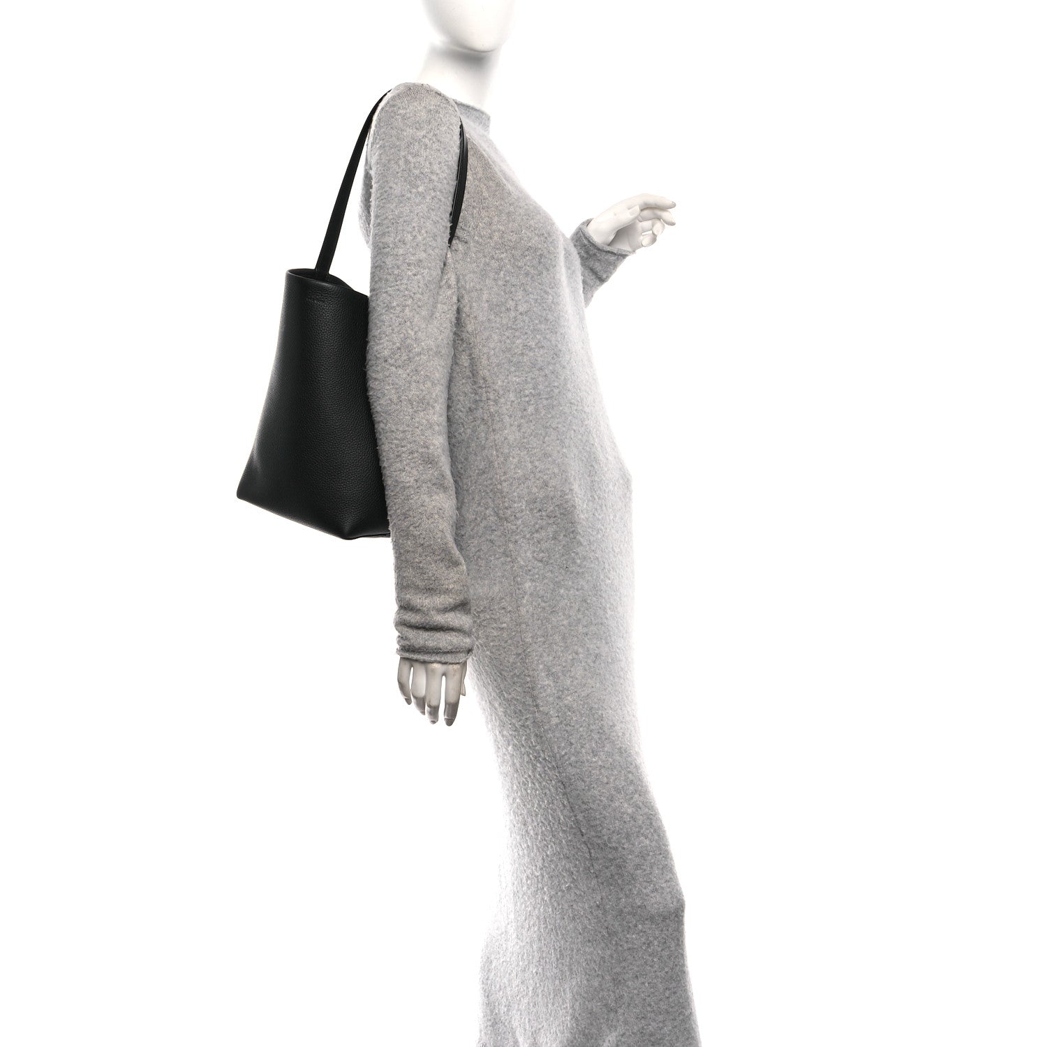 The Row Grained Calfskin Medium N/S Park Tote Black 2 of 9