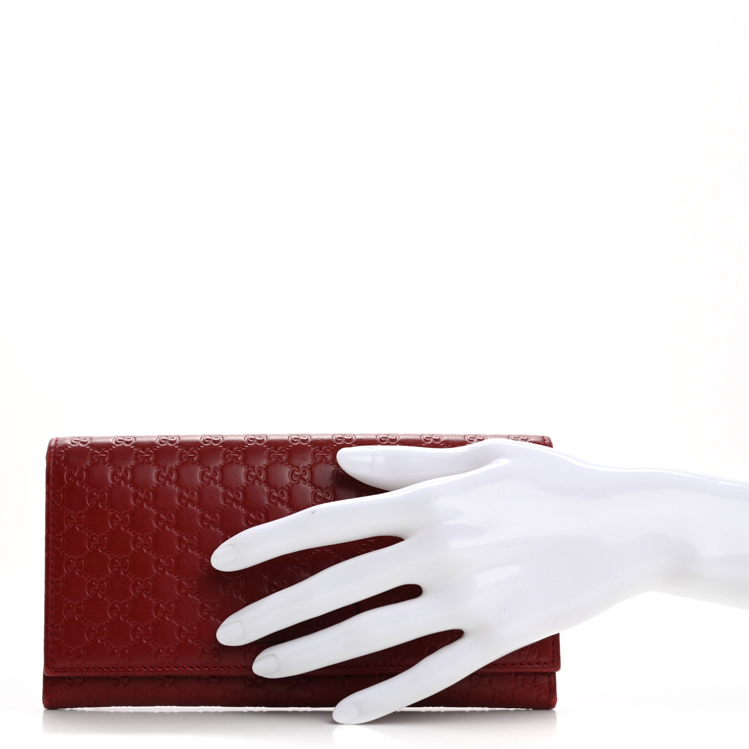 Gucci Soft Microguccissima Continental Wallet Red 2 of 14