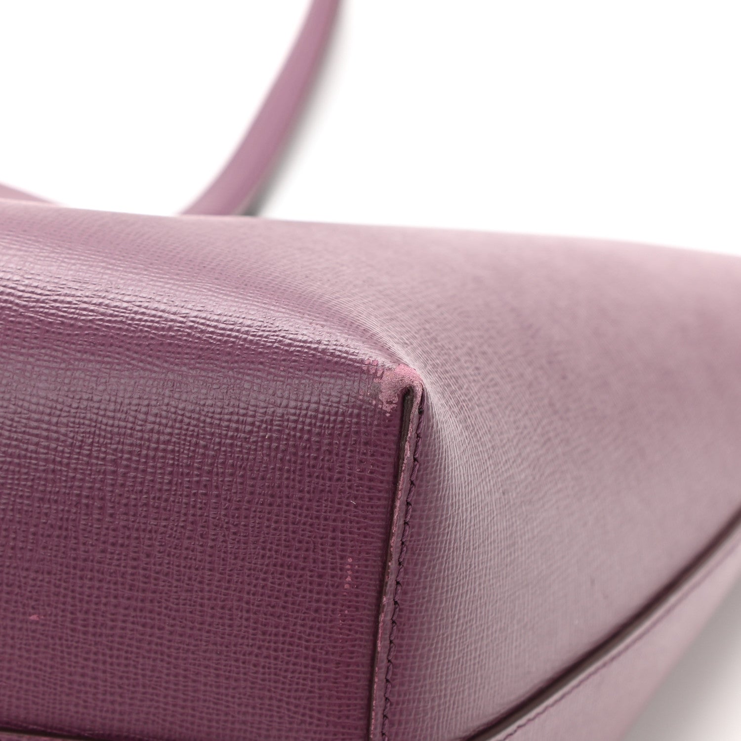 Tom Ford Grained Calfskin Small T Tote Bordeaux 13 of 14