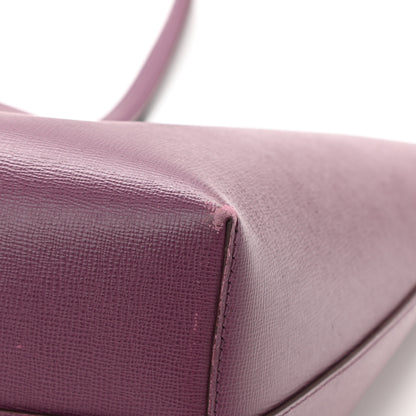 Tom Ford Grained Calfskin Small T Tote Bordeaux 13 of 14