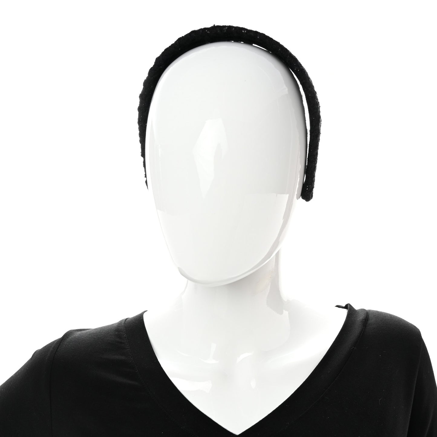 Tweed Headband Black