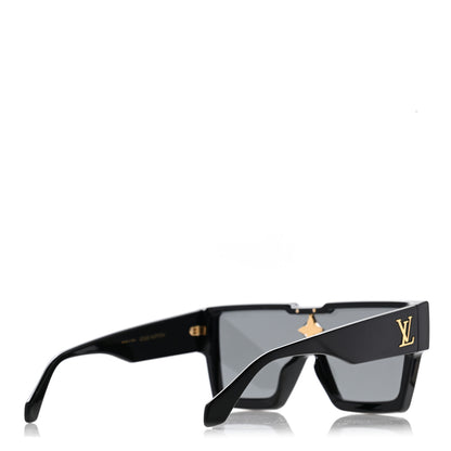 Louis Vuitton Acetate Cyclone Sunglasses Z1578E Black 4 of 9
