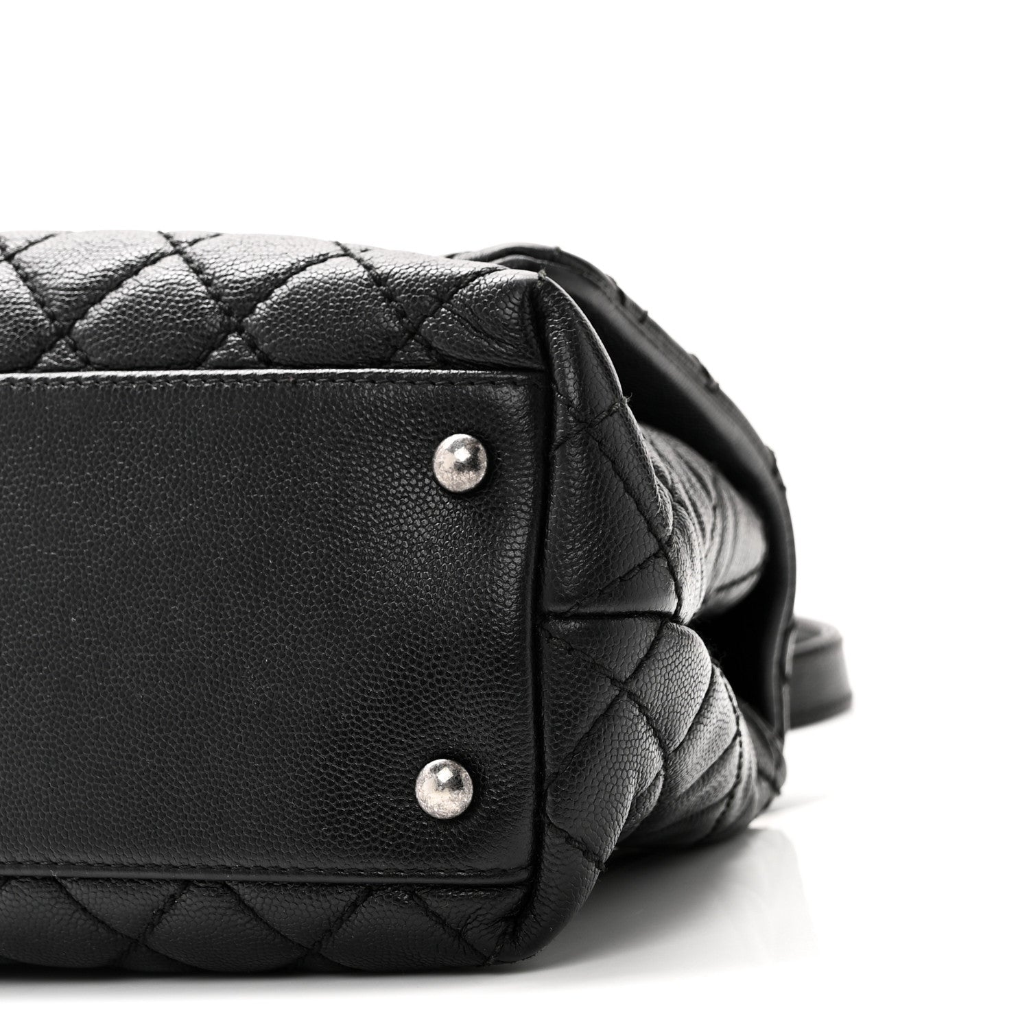 Chanel Caviar Quilted Small Coco Handle Flap Black 10 of 10