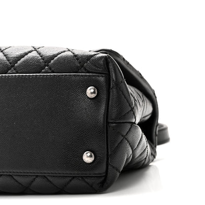 Chanel Caviar Quilted Small Coco Handle Flap Black 10 of 10