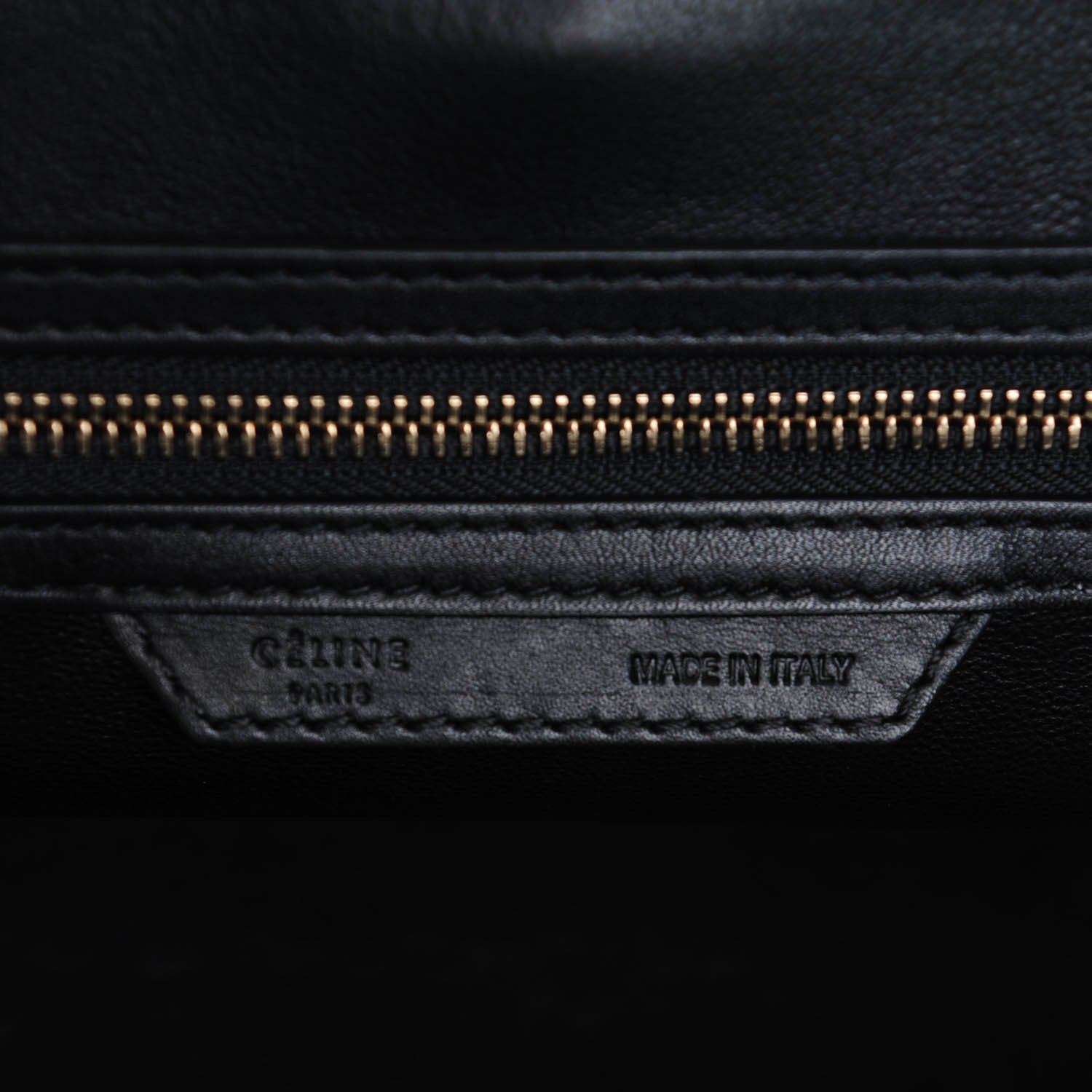 Celine Velluto Calfskin Mini Tri-Color Luggage Navy 6 of 8